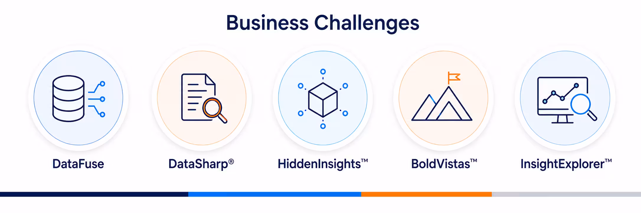 Business challenges overview graphic