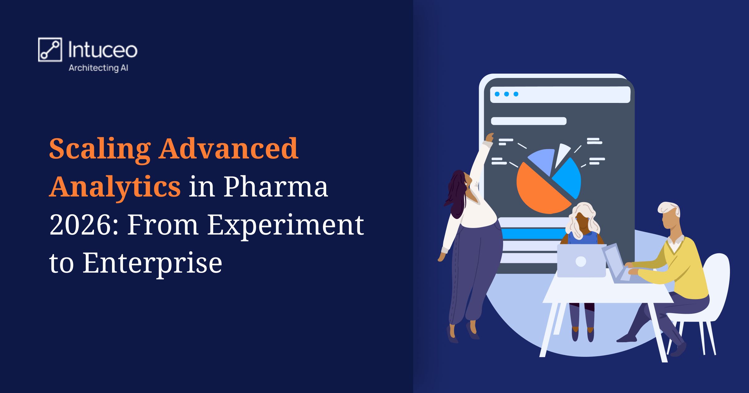 Pharma team deploying advanced analytics with governance and hybrid architecture