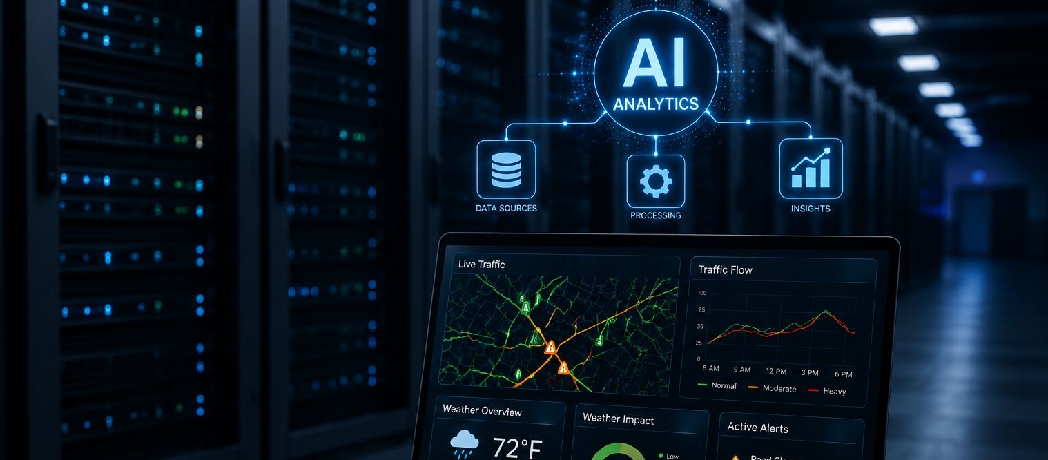 AI analytics in a data center
