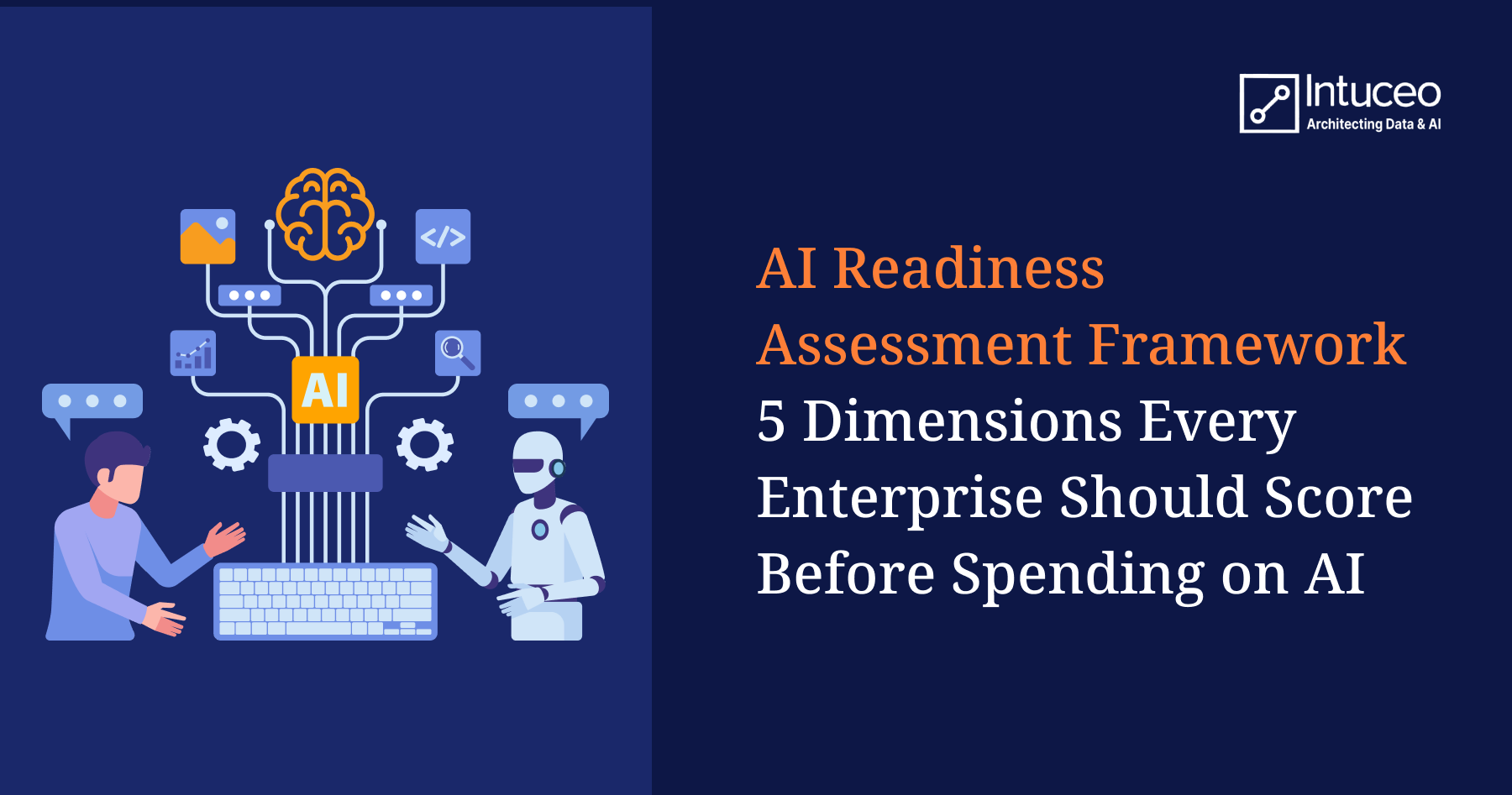 AI readiness assessment framework showing the five DARWIN dimensions