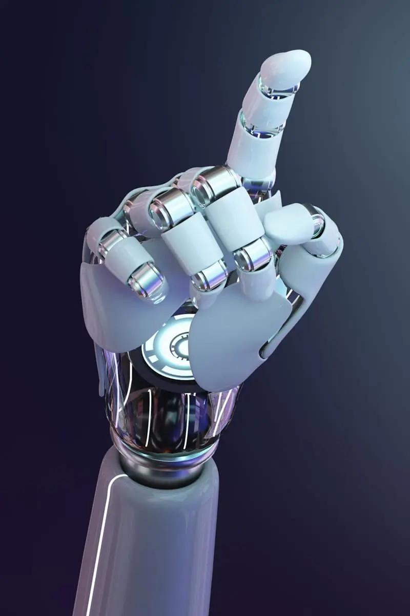 Robotic hand pointing